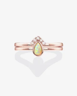 PAVOI Stackable-Opal Stacking Ring
