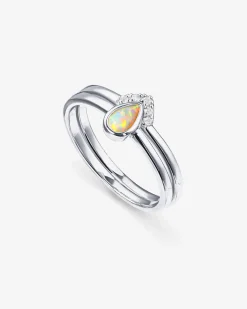 PAVOI Stackable-Opal Stacking Ring