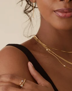 PAVOI Stackable-Open Bezel Ring