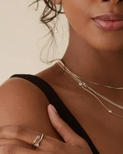 PAVOI Stackable-Open Bezel Ring