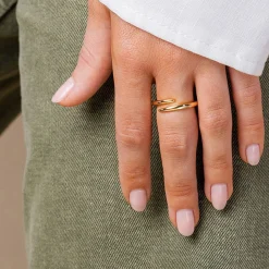 PAVOI Eternity-Open Twist Eternity Band