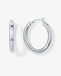PAVOI Hoops-Oval Chunky Hoops