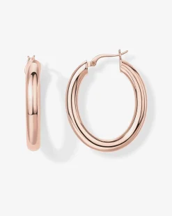 PAVOI Hoops-Oval Chunky Hoops