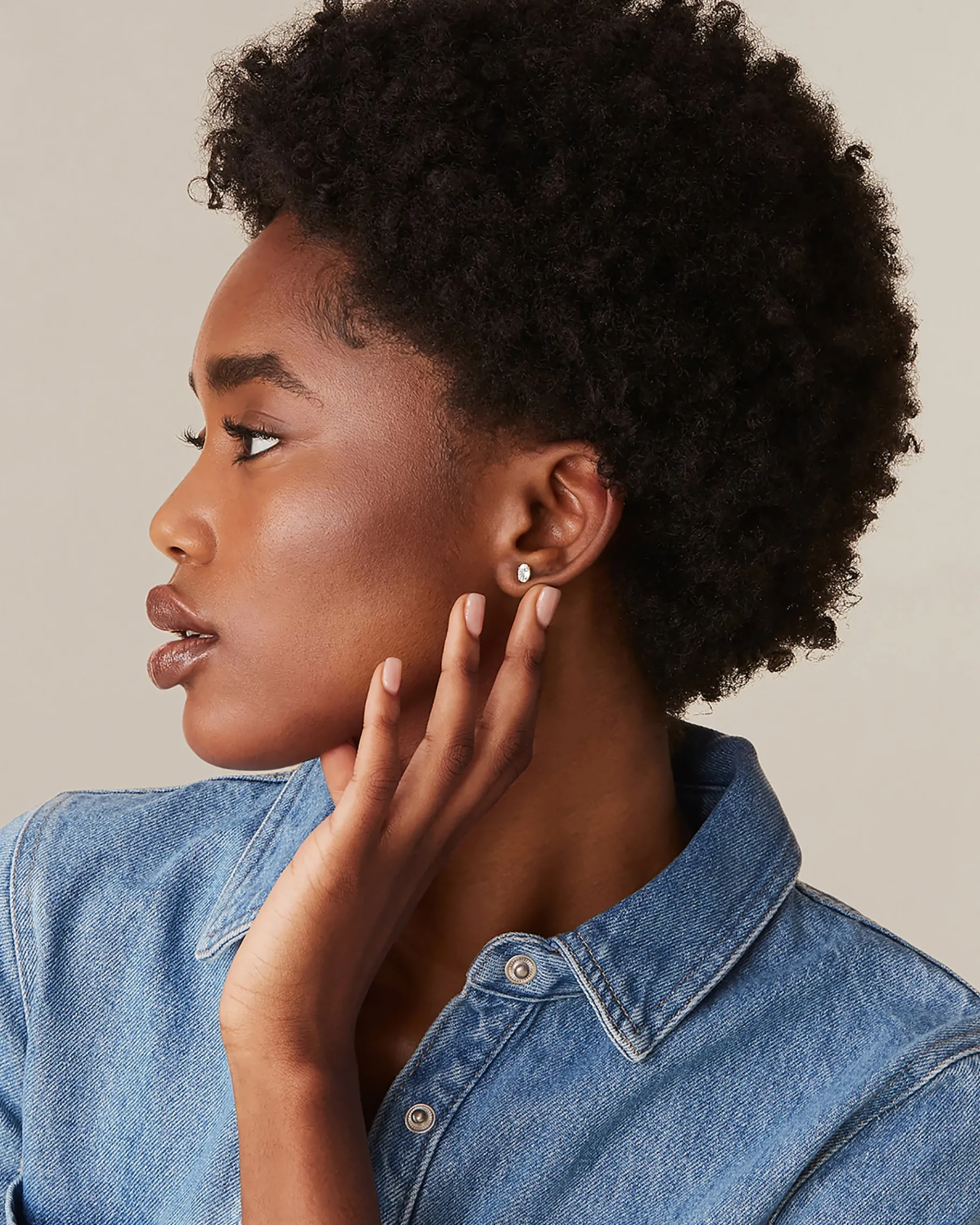 PAVOI Studs-Oval Studs
