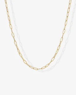 PAVOI Chains-Paperclip Chain Necklace