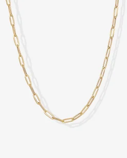 PAVOI Chains-Paperclip Chain Necklace