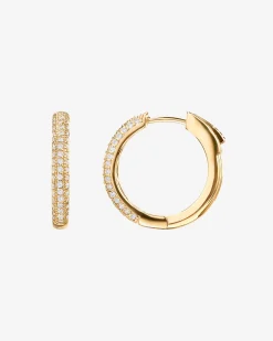 PAVOI Hoops-Pavé Hoops