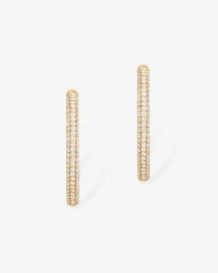PAVOI Hoops-Pavé Hoops