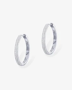 PAVOI Hoops-Pavé Hoops