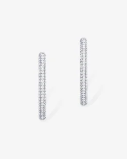 PAVOI Hoops-Pavé Hoops