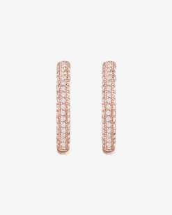 PAVOI Hoops-Pavé Hoops