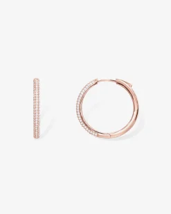 PAVOI Hoops-Pavé Hoops