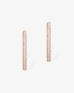PAVOI Hoops-Pavé Hoops