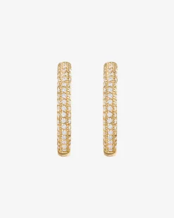 PAVOI Hoops-Pavé Hoops