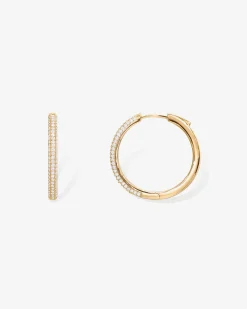 PAVOI Hoops-Pavé Hoops