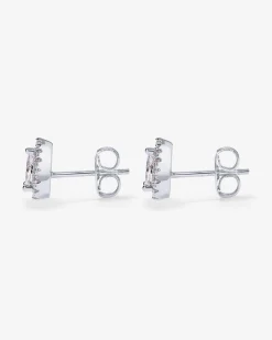 PAVOI Studs-Pear Halo Studs