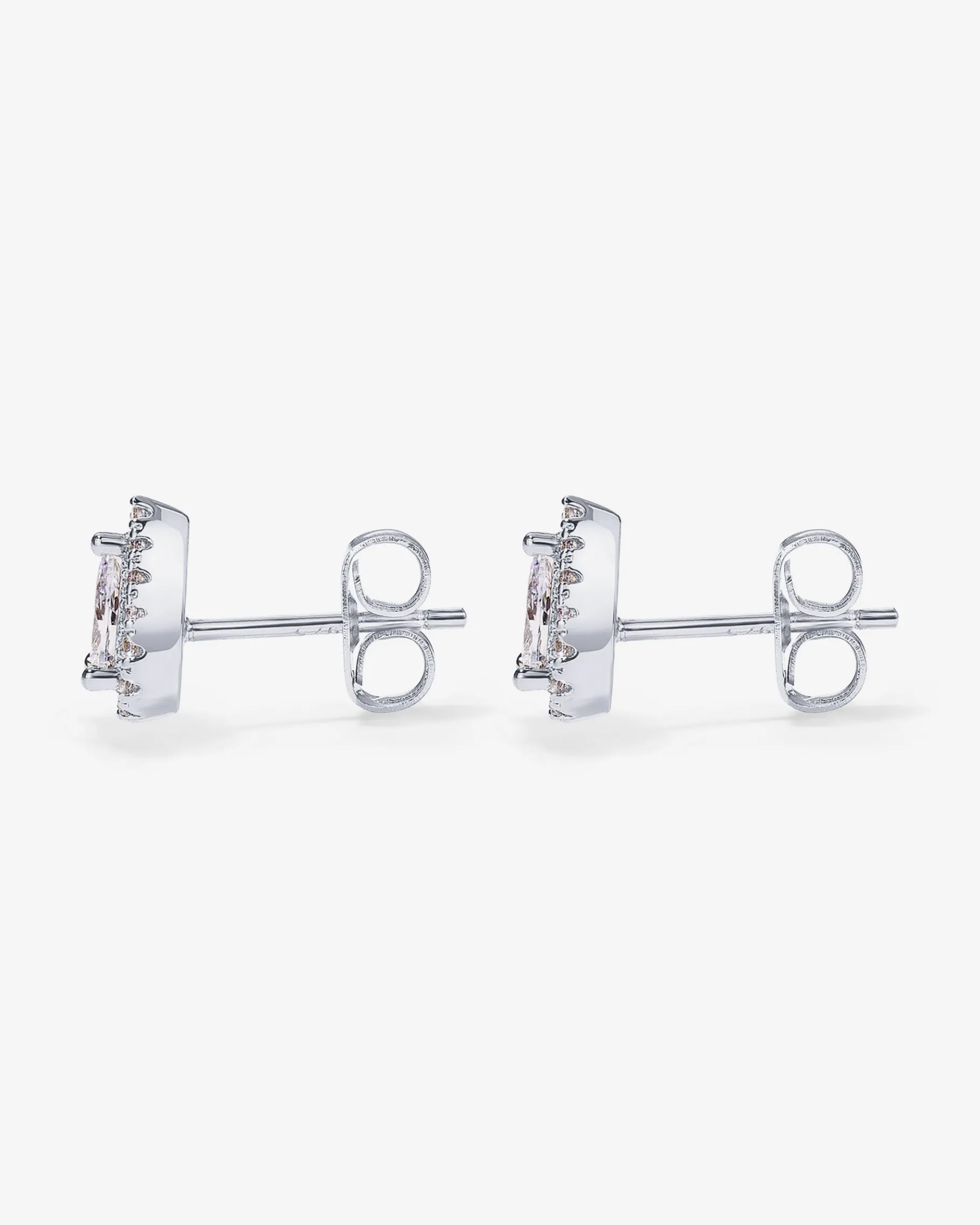 PAVOI Studs-Pear Halo Studs
