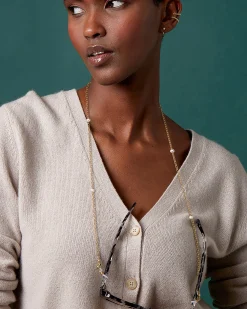 PAVOI Eyeglass Chains-Pearl Eye Glass Chain Enhancer
