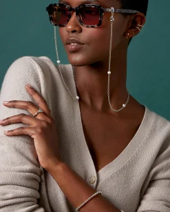 PAVOI Eyeglass Chains-Pearl Eye Glass Chain Enhancer