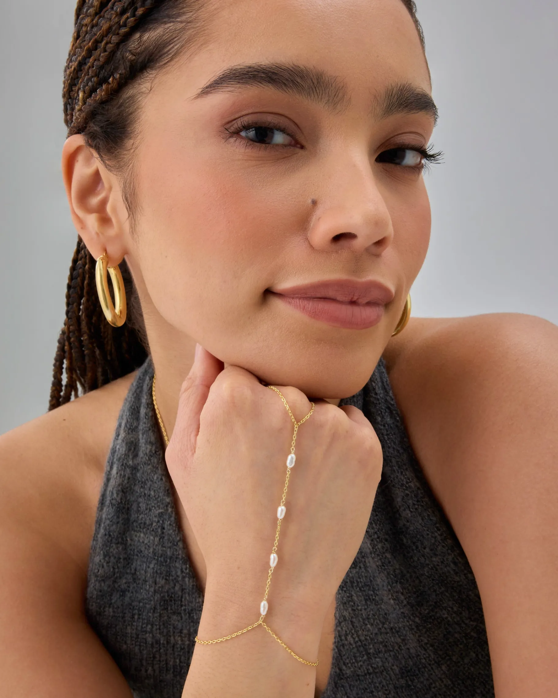 PAVOI Hand Chains-Pearl Hand Chain