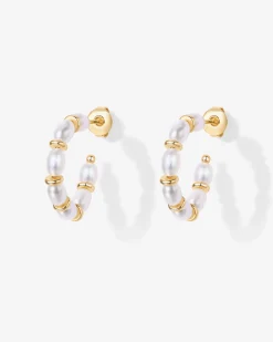 PAVOI Huggies-Pearl Hoop Huggies
