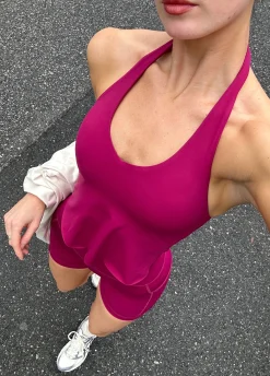 PAVOI Low Support Bras|Tanks-Performance Halter Tank