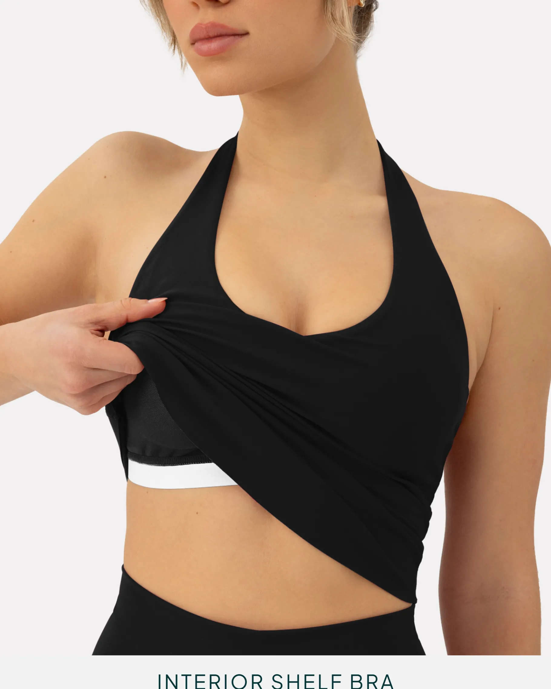 PAVOI Low Support Bras|Tanks-Performance Halter Tank