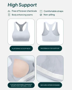 PAVOI High Support Bras|Bras-Performance High-Support Racerback Sports Bra
