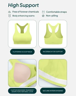 PAVOI High Support Bras|Bras-Performance High-Support Racerback Sports Bra