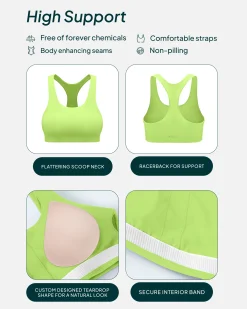 PAVOI High Support Bras|Bras-Performance High-Support Racerback Sports Bra