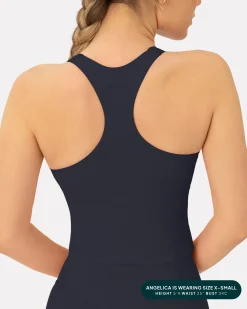 PAVOI Medium Support Bras|Tanks-Performance Medium-Support Racerback Tank Top