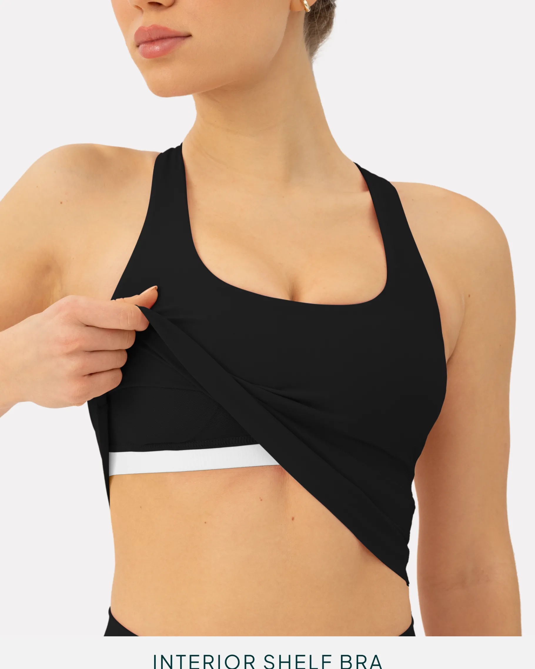 PAVOI Medium Support Bras|Tanks-Performance Medium-Support Racerback Tank Top