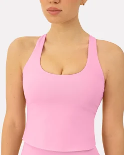 PAVOI Medium Support Bras|Tanks-Performance Medium-Support Racerback Tank Top