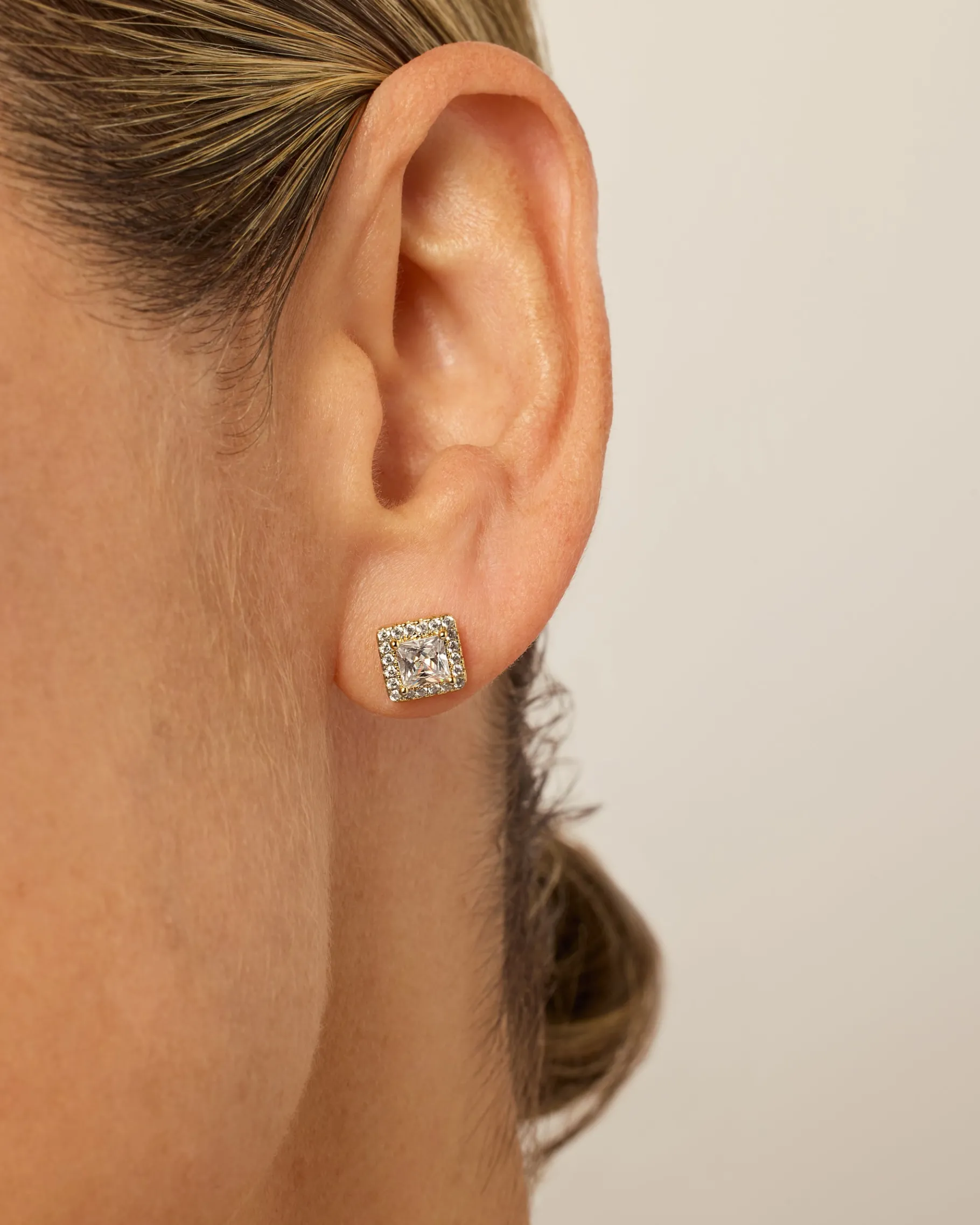 PAVOI Studs-Princess Halo Studs
