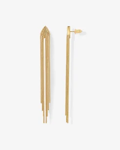 PAVOI Dangle & Threader-Pyramid Tassel Earrings