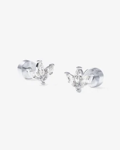 PAVOI Flat Backs|Studs-Rebirth Lotus Screwbacks