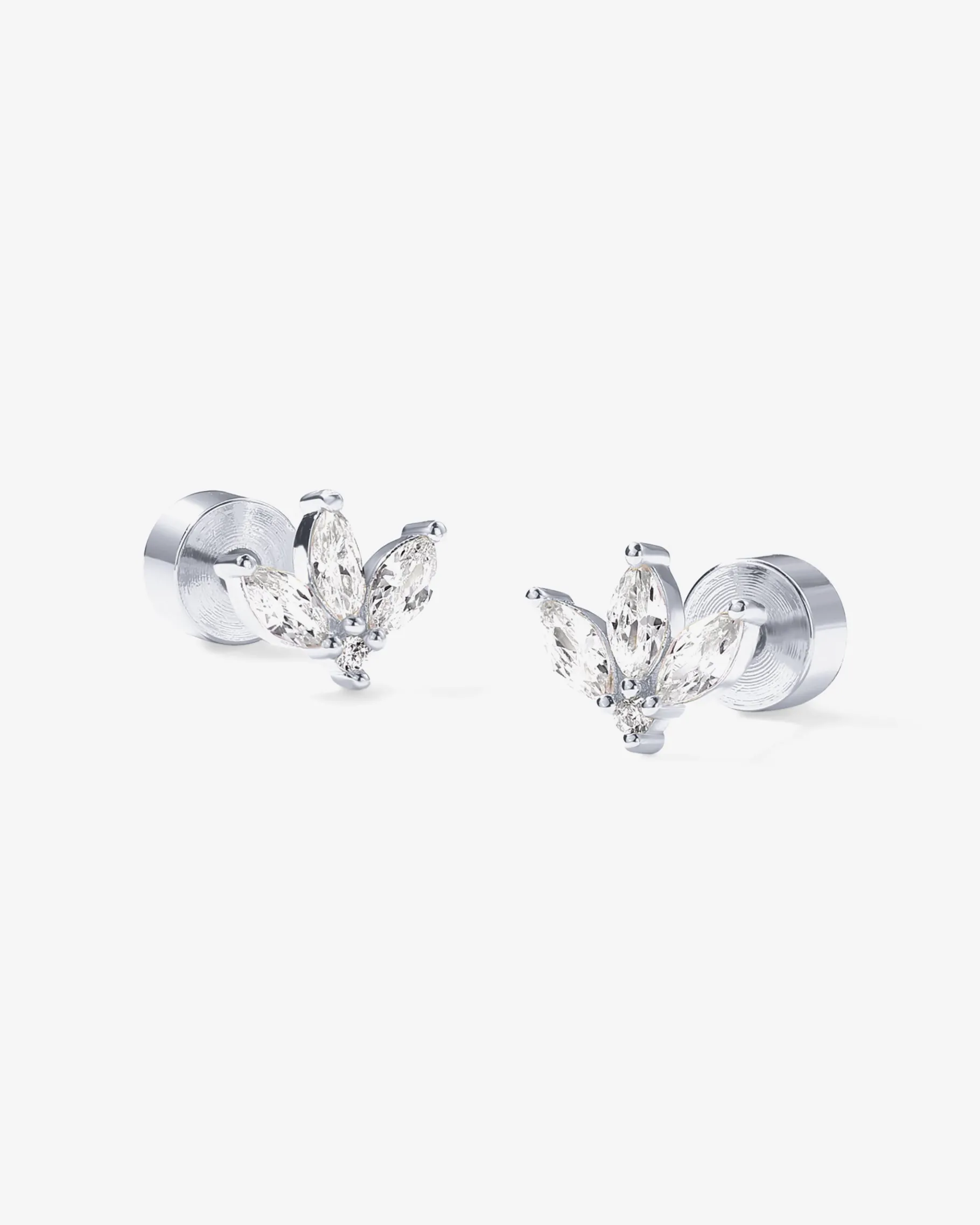 PAVOI Flat Backs|Studs-Rebirth Lotus Screwbacks