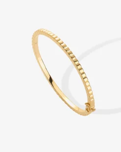 PAVOI Bangles-Ribbed Cuff Bangle