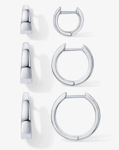 PAVOI Huggies|Hoops-Riley Hoops Earring Pack