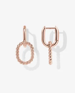 PAVOI Dangle & Threader|Huggies-Rope Convertible Link Earrings