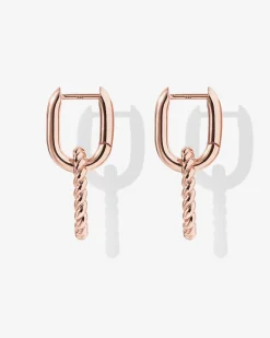 PAVOI Dangle & Threader|Huggies-Rope Convertible Link Earrings