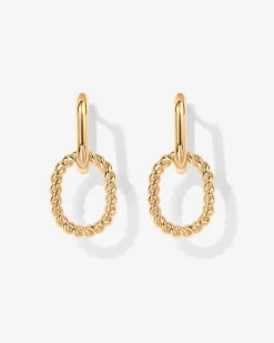 PAVOI Dangle & Threader|Huggies-Rope Convertible Link Earrings