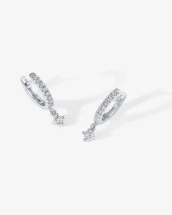 PAVOI Dangle & Threader|Huggies-Round Drop Huggies