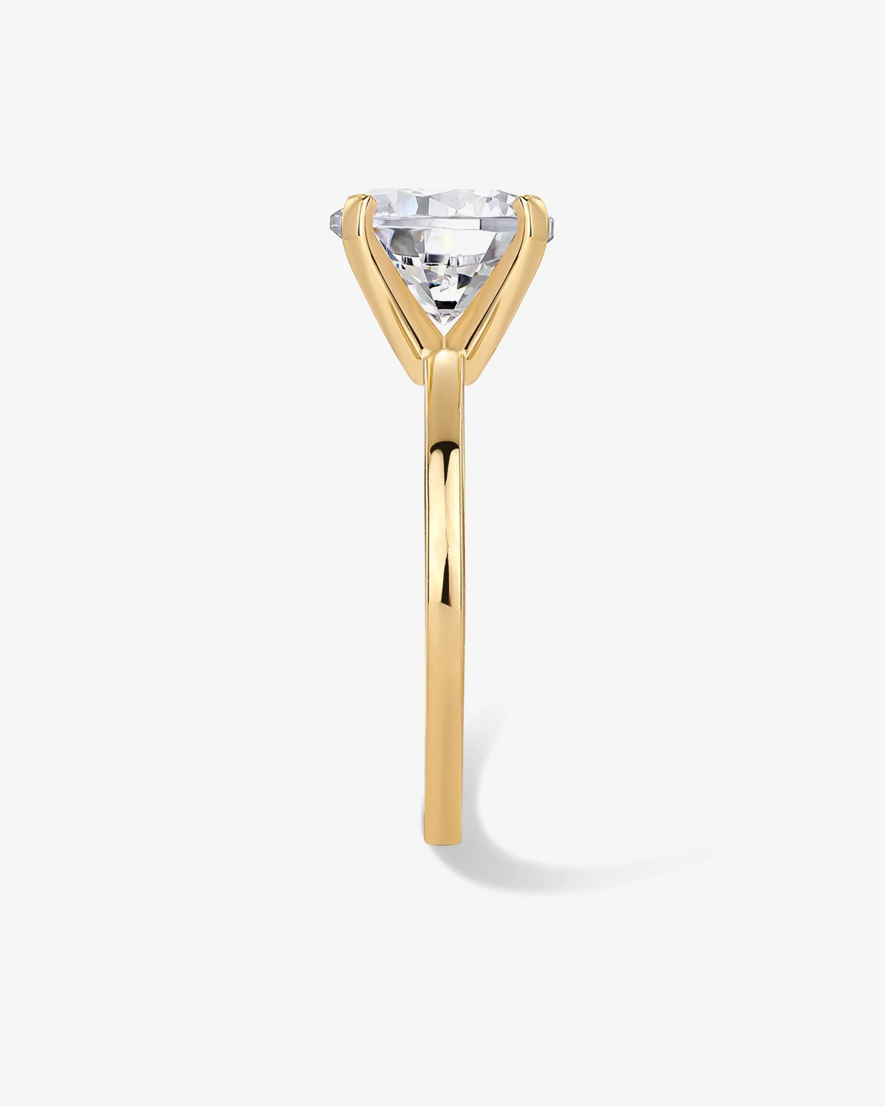 PAVOI Engagement-Round Solitaire Engagement Ring