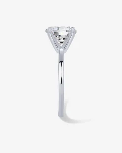 PAVOI Engagement-Round Solitaire Engagement Ring