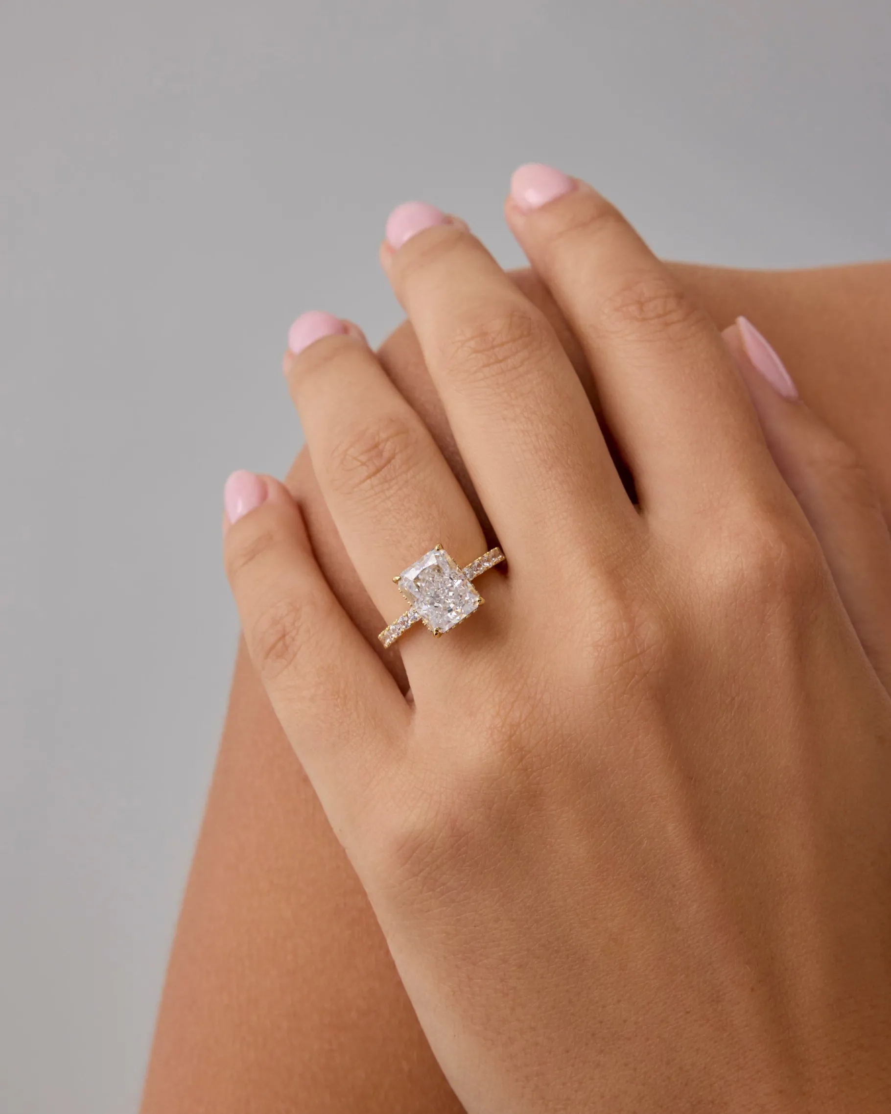 PAVOI Engagement-Say 'I Do' Radiant Cut Ring