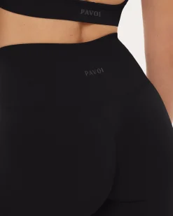 PAVOI Full Length-Seamless High-Waisted Butt Lifting Workout Leggings