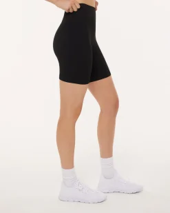 PAVOI 6" Inseam-Seamless Ribbed Sculpting High-Waisted 6" Biker Shorts