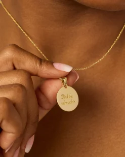 PAVOI Pendants-Serenity Hammered Coin Pendant