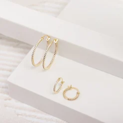 PAVOI Hoops-Slim Inside-Out Hoops